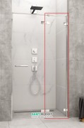 Стенка душевая фронтальная Radaway Arta DWJ II 323 правая хром прозрачное стекло 386012-03-01R