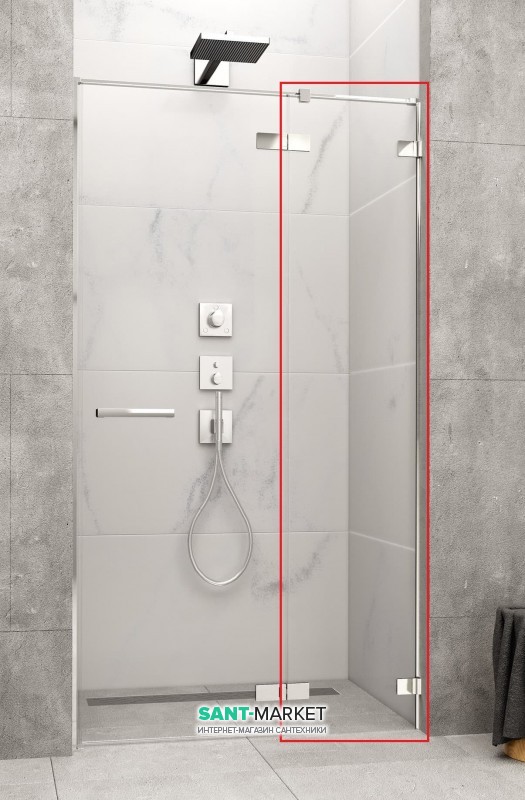 Стенка душевая фронтальная Radaway Arta DWJ II 223 правая хром прозрачное стекло 386011-03-01R