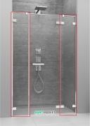 Комплект фронтальних стінок Radaway Arta DWJS 322R хром прозоре скло 386122-03-01R