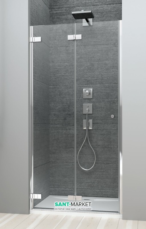 Душевая дверь Radaway Arta DWB 100 левая хром прозрачное стекло 386152-03-01L