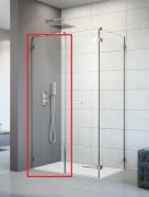 Стінка душова фронтальна Radaway Arta KDS II 715 хром прозоре скло 386107-03-01