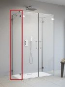 Стінка душова бічна Radaway Arta S2 70 хром прозоре скло 386109-03-01