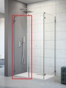 Стінка душова фронтальна Radaway Arta KDS II 715 хром прозоре скло 386107-03-01