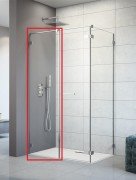 Стінка душова фронтальна Radaway Arta KDS II 615 хром прозоре скло 386106-03-01