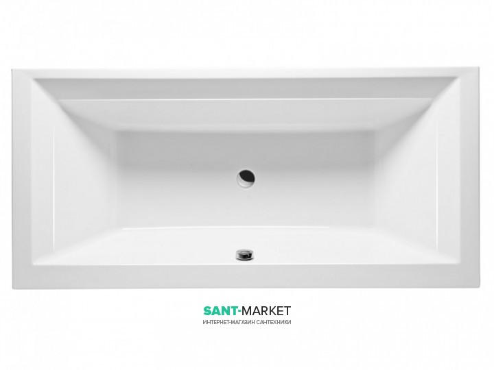 Ванна акриловая Radaway Itea 190x90 см с ножками белый WA1-28-190x090US