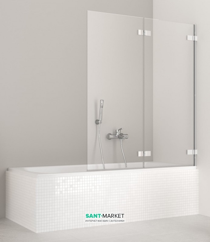 Шторка для ванной Radaway Arta PNJ 130 правая прозрачное стекло/хром 210213-01R