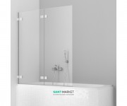 Шторка для ванной Radaway Arta PNJ 130 левая прозрачное стекло/хром 210213-01L