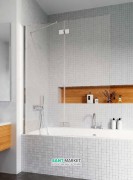 Шторка для ванної Radaway Essenza New PND II 140 ліва прозоре скло / хром 10002140-01-01L