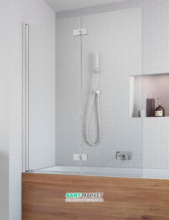 Шторка для ванної Radaway Essenza New PND 120 ліва прозоре скло / хром 207212-01L