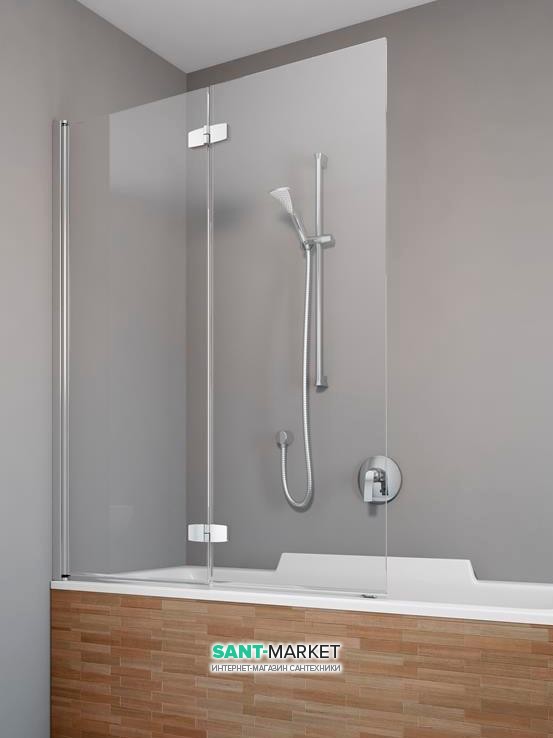 Шторка для ванної Radaway Fuenta New PND 100 / L ліва прозоре скло 208210-01L