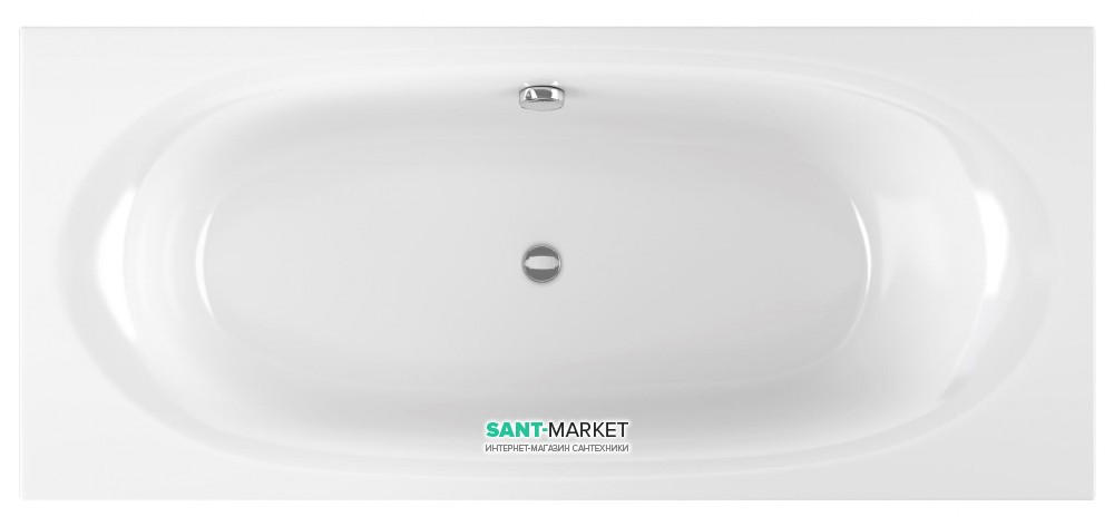 Ванна акриловая Radaway Dia 180x80 см с ножками белый WA1-05-180x080US
