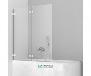 Шторка для ванной Radaway Arta PNJ 130 левая прозрачное стекло/хром 210213-01L