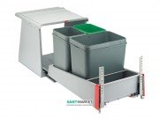 Сортер для отходов Franke Corner 700 KickMatik серый 121.0014.912