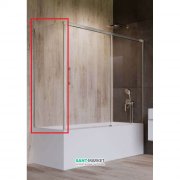 Бокова стінка для шторки для ванної Radaway Idea PN S 80 прозоре скло / хром 10005080-01-01