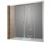 Шторка для ванної Radaway Vesta DWD 140 прозоре скло / хром 203140-01