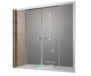 Шторка для ванной Radaway Vesta DWD 160 прозрачное стекло/хром 203160-01