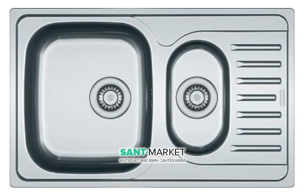 Кухонна мийка Franke Polar PXL 651-78 декор нержавіюча сталь 101.0377.282
