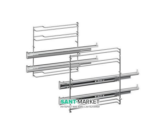 Набор телескопических направляющих с крепежными элементами Franke для духовых шкафов 65 л 133.0472.739