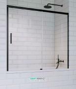 Шторка для ванной Radaway Idea Black PN DWJ 160 правая прозрачное стекло/чёрный 10003160-54-01R