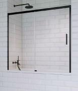 Шторка для ванной Radaway Idea Black PN DWJ 160 левая прозрачное стекло/чёрный 10003160-54-01L