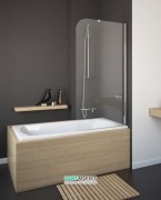 Шторка для ванной Radaway Torrenta PNJ 80 правая графитовое стекло/хром 201101-105NR