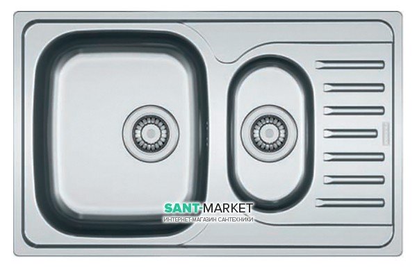 Кухонная мойка Franke Polar PXL 651-78 декор нержавеющая сталь 101.0377.282