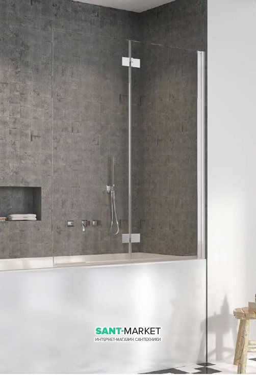 Шторка для ванной Radaway Nes PND I 130 правая прозрачное стекло/хром 10010130-01-01R