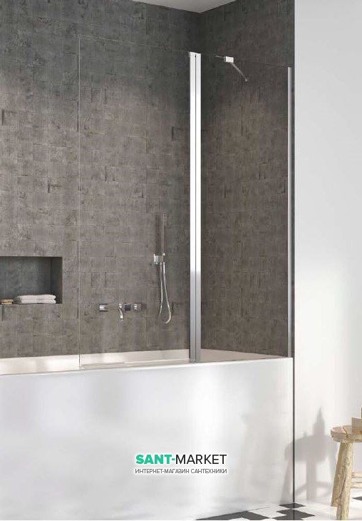 Шторка для ванной Radaway Nes PND II 110 правая прозрачное стекло/хром 10009110-01-01R