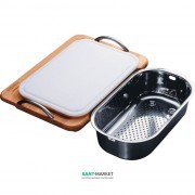 Набор для мойки: доска разделочная, поддон и коландер Franke 112.0040.683