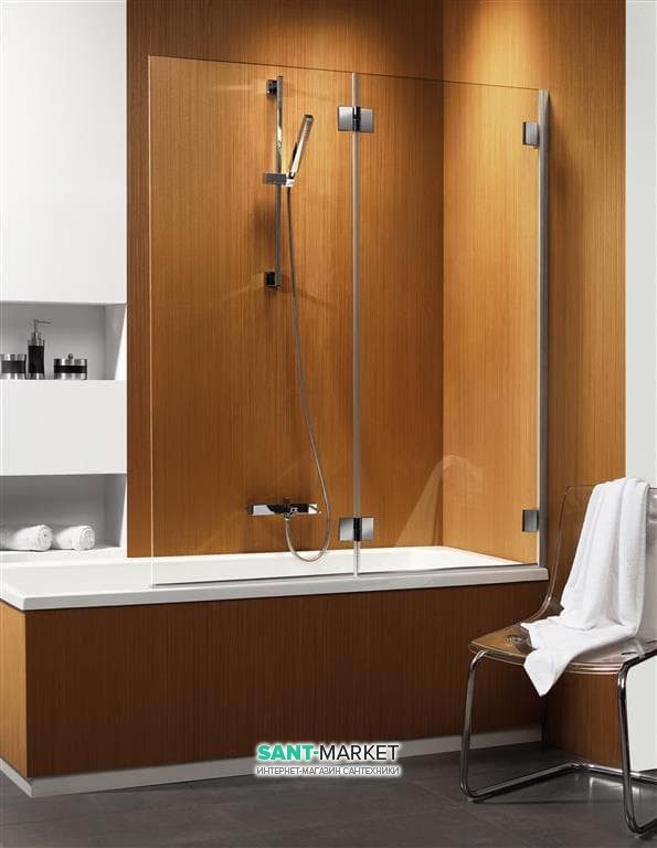 Шторка для ванної Radaway Carena PND 130 права прозоре скло / хром 202201-101R