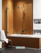 Шторка для ванной Radaway Carena PND 130 левая коричневое стекло/хром 202201-108L