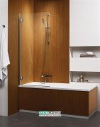 Шторка для ванной Radaway Carena PNJ 70 левая коричневое стекло/хром 202101-108L