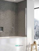 Шторка для ванной Radaway Nes PNJ 80 правая прозрачное стекло/хром 10011080-01-01R