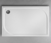 Душевой поддон Буль-Буль Pacific 1200х800 мм литой мрамор белый 60120101