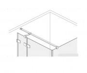 Крестообразный стабилизатор Radaway для стекла 6 мм хром 6KWK1