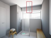 Стабілізатор Radaway для кріплення до стелі скла 8 мм WD-008-01