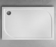 Душовий піддон Буль-Буль Pacific 1200х800 мм литий мармур білий 60120101