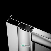 Расширительный профиль Radaway Premium Plus DWJ/DWD +40 мм хром 001-131190001