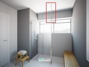 Стабілізатор Radaway для кріплення до стелі скла 6 мм WD-006-01
