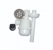 Сифон для раковины Galassia белый/хром 9014