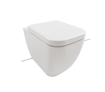 Напольный унитаз безободковый Hatria Bianca 36х52 см санфарфор белый Y3AL01