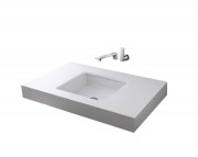 Раковина TOTO врезная квадратная керамика белый LW1514B