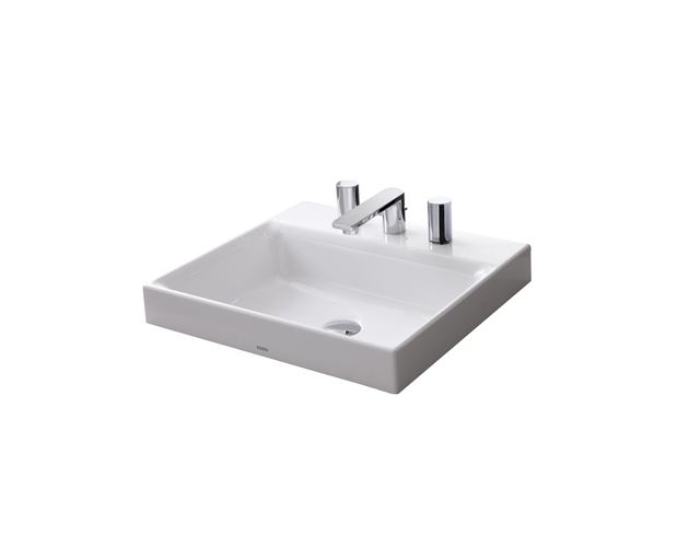 Раковина TOTO врезная прямоугольная керамика белый LW1615B