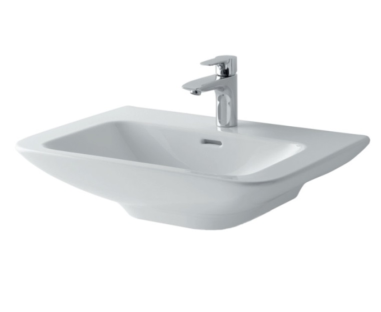 Раковина TOTO MH подвесная прямоугольная керамика белый LW10064G