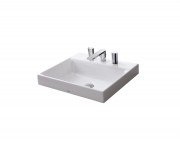 Раковина TOTO врізна прямокутна кераміка білий LW1615B