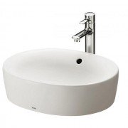 Раковина TOTO NC накладна овальна кераміка білий LW760LB