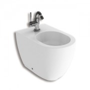 Биде напольное Hatria Fusion Alchemy 35.5х54 см санфарфор белый A0Y0U6