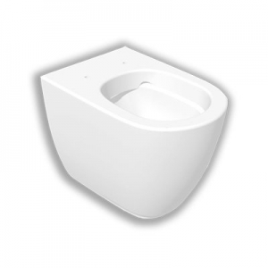 Напольный унитаз безободковый Hatria Fusion Alchemy 35.5х54 см санфарфор белый A0Y1ZA