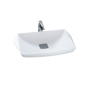 Раковина TOTO Jewelhex напіввбудована прямокутна кераміка білий LW682B