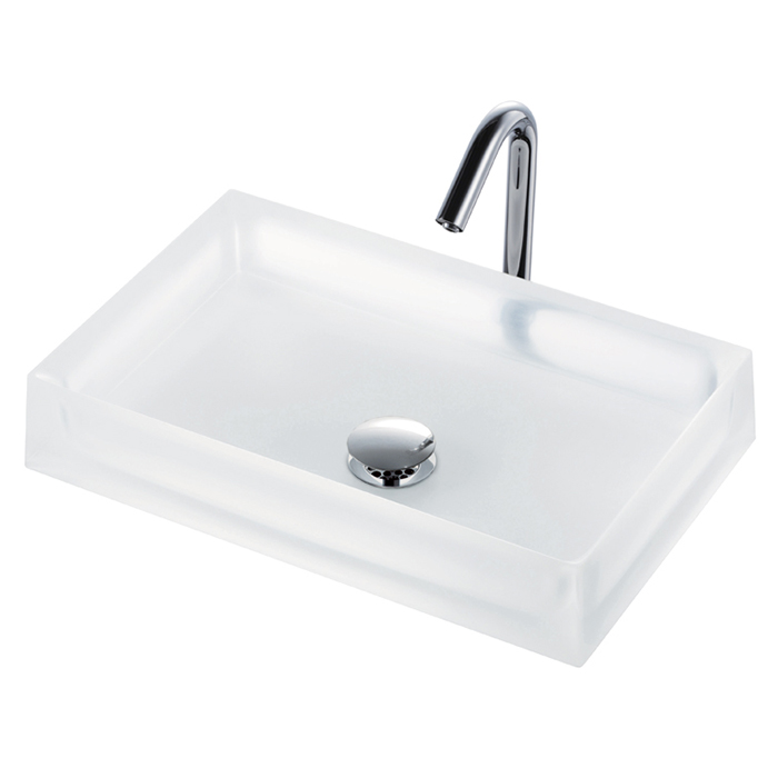 Раковина TOTO Luminist полувстраиваемая прямоугольная белый MRZ710BCB1